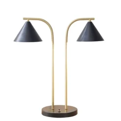 Kirkland's Home And Gold Double Shade Table Lamp- Table Lamps