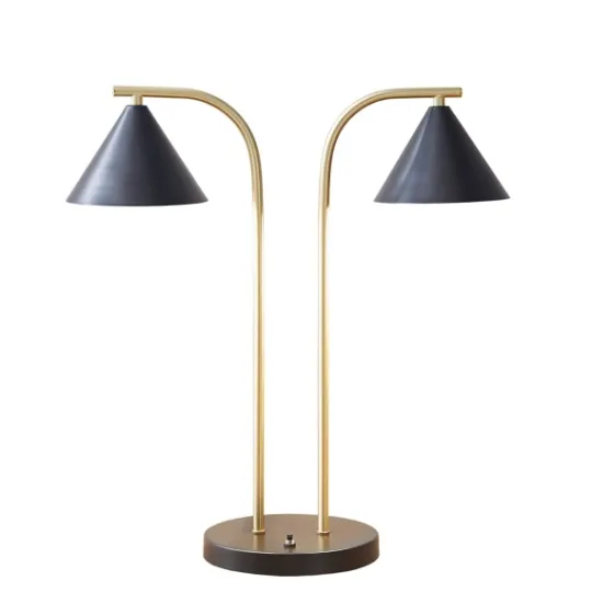 Kirkland's Home And Gold Double Shade Table Lamp- Table Lamps
