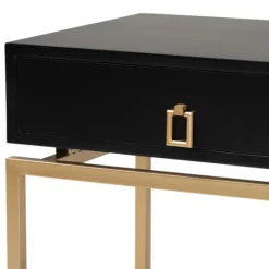 Kirkland's Home And Gold 1-Drawer Nightstand- Nightstands