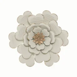 Kirkland's Home And Gold Metal Flower Large Wall Plaque- Wall Plaques