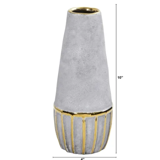 Kirkland's Home And Gold Rustic Decorative Vase, 10 In.- Vases