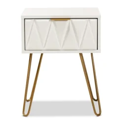 Kirkland's Home And Gold Single Drawer Accent Table- Accent & End Tables