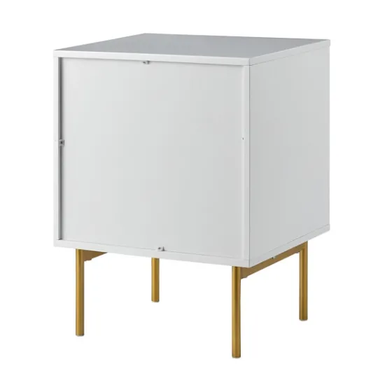 Kirkland's Home And Gold Wave Nightstand- Nightstands