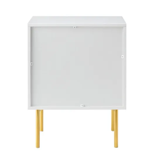 Kirkland's Home And Gold Wave Nightstand- Nightstands