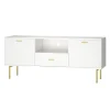Kirkland's Home And Gold Wave Tv Stand- Tv Stands & Media Consoles