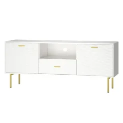 Kirkland's Home And Gold Wave Tv Stand- Tv Stands & Media Consoles