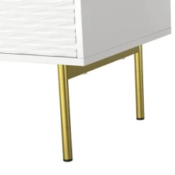 Kirkland's Home And Gold Wave Tv Stand- Tv Stands & Media Consoles