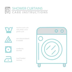 Kirkland's Home And Gray Weeping Flower Shower Curtain- Shower Curtains