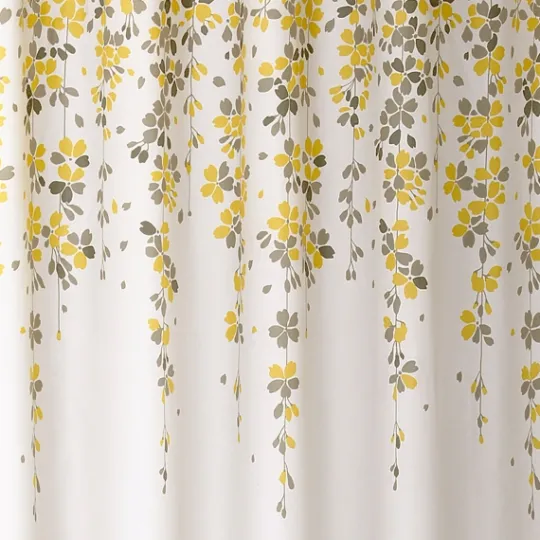 Kirkland's Home And Gray Weeping Flower Shower Curtain- Shower Curtains