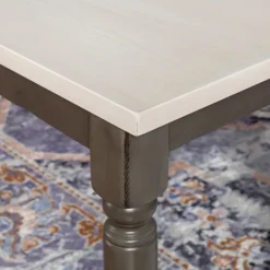 Kirkland's Home And Gray Wood Two Tone Dining Bench- Dining Chairs