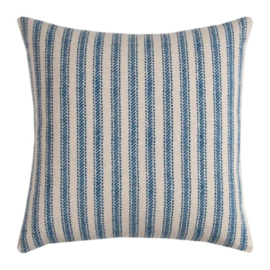 Kirkland's Home And Natural Ticking Stripe Pillow- Pillows