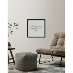 Kirkland's Home And They Lived Happily Framed Art Print- Wall Quotes & Signs