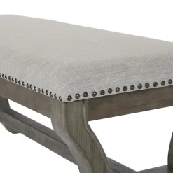 Kirkland's Home And Wash Nailhead Trim Bench- Benches & Ottomans