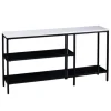Kirkland's Home And White Multi-Level Console Table- Console Tables