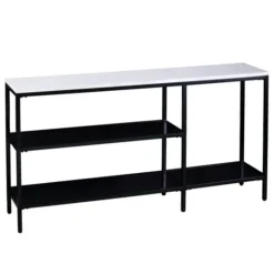 Kirkland's Home And White Multi-Level Console Table- Console Tables