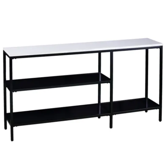 Kirkland's Home And White Multi-Level Console Table- Console Tables