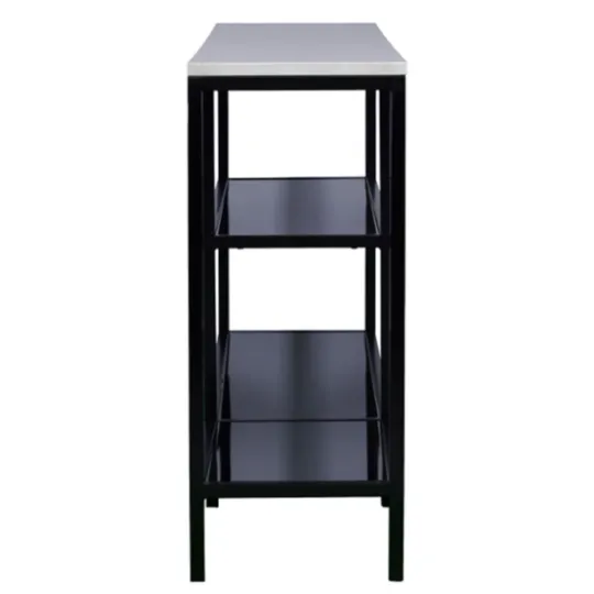 Kirkland's Home And White Multi-Level Console Table- Console Tables