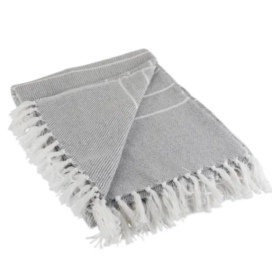 Kirkland's Home And White Thin Stripe Throw- Blankets & Throws