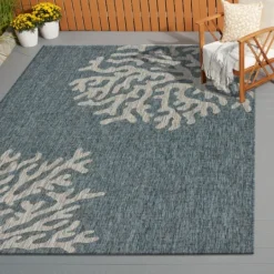 Kirkland's Home Andros Reef Captiva Outdoor Area Rug, 5X7- Outdoor Rugs