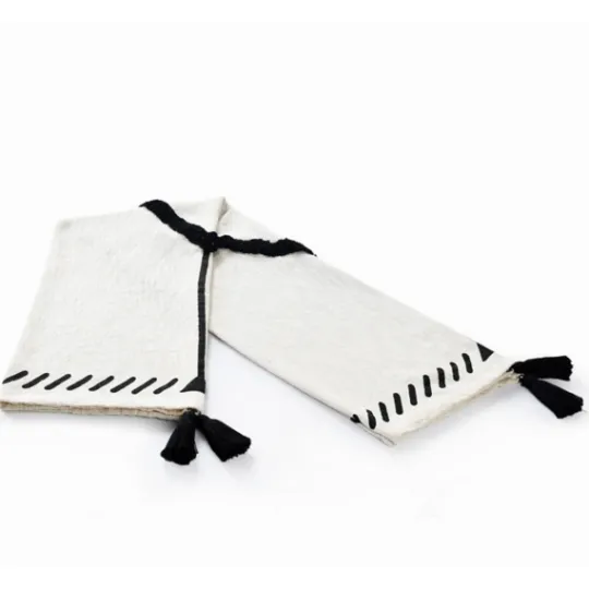 Kirkland's Home Anna Black And White Diamond Throw- Blankets & Throws