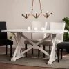 Kirkland's Home Annalise Distressed Farmhouse Dining Table- Dining Tables