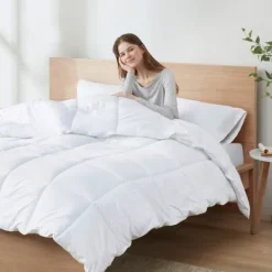 Kirkland's Home Antimicrobial Down Alternative Queen Comforter- Comforters