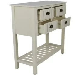 Kirkland's Home Antique Beadboard 4-Drawer Console Table- Console Tables