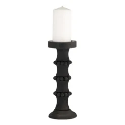 Kirkland's Home Antique Beaded Column Candle Holder, 13 In.- Candle Holders