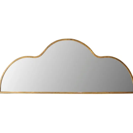 Kirkland's Home Antique Brass Scalloped Wall Mirror- Decorative Mirrors