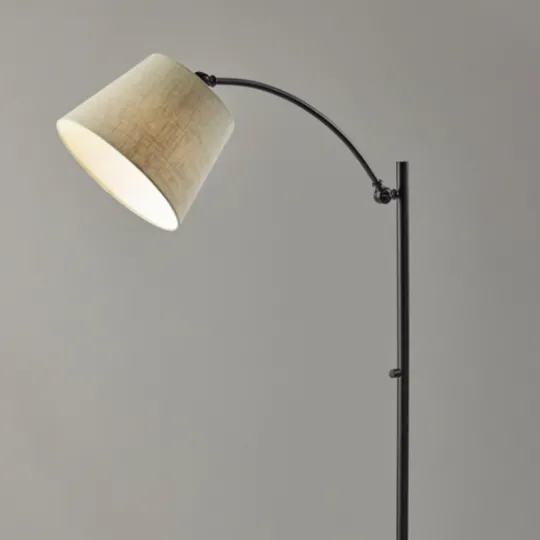 Kirkland's Home Antique Bronze Adjustable Arm Floor Lamp- Floor Lamps