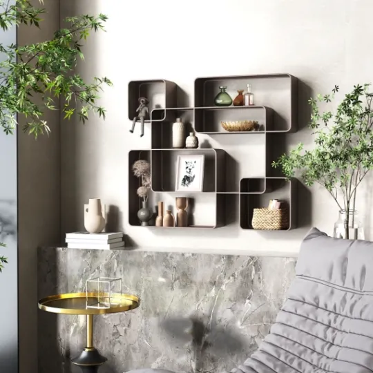 Kirkland's Home Antique Bronze Rada Wall Shelf- Shelves