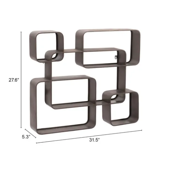 Kirkland's Home Antique Bronze Rada Wall Shelf- Shelves