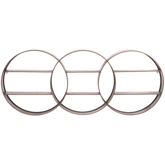 Kirkland's Home Antique Copper Guzzo Wall Shelf- Shelves