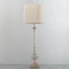 Kirkland's Home Antique Cream Buffet Lamp- Buffet Lamps