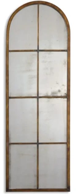 Kirkland's Home Antique Gold Arched Metal Mirror- Decorative Mirrors