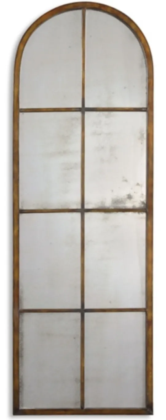 Kirkland's Home Antique Gold Arched Metal Mirror- Decorative Mirrors