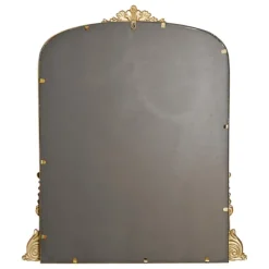 Kirkland's Home Antique Gold Metal Baroque Arch Wall Mirror- Decorative Mirrors