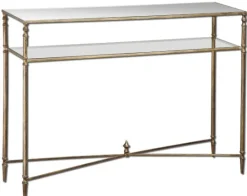 Kirkland's Home Antique Mirror Top Console Table- Console Tables