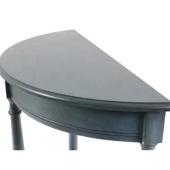 Kirkland's Home Antique Navy Half Round Console Table- Console Tables
