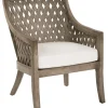 Kirkland's Home Antique Preston Woven Accent Chair- Accent Chairs