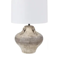Kirkland's Home Antique Sandstone Jug Table Lamp- Table Lamps