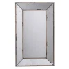 Kirkland's Home Antique Silver Glass Rectangular Frame Mirror- Decorative Mirrors