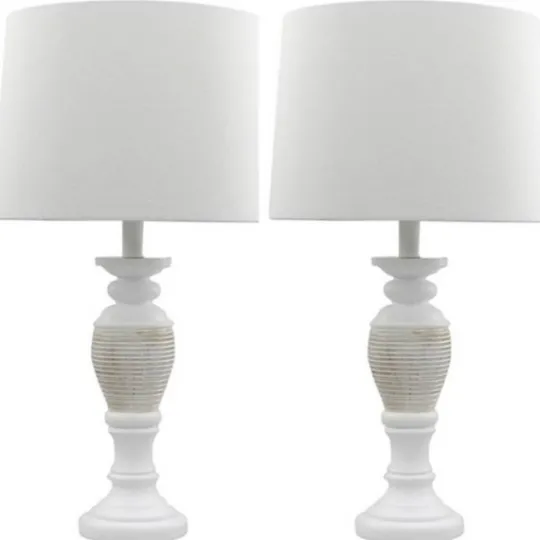 Kirkland's Home Antique Spun Center Table Lamps, Set Of 2- Table Lamps