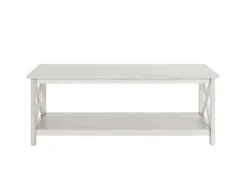 Kirkland's Home Antique Washed Wood Coffee Table- Coffee Tables