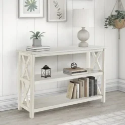 Kirkland's Home Antique Washed Wood Console Table- Console Tables