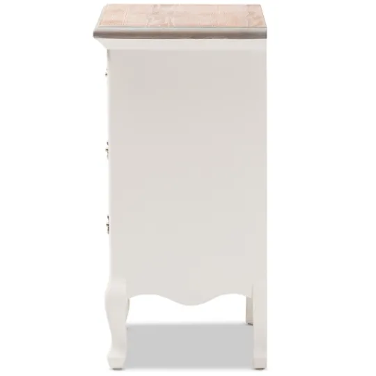 Kirkland's Home Antique Wooden 3-Drawer Nightstand- Nightstands
