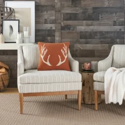 Kirkland's Home Antlers Cotton Throw Pillow- Pillows