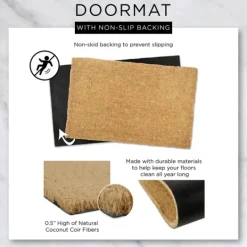 Kirkland's Home Apple Hello Doormat- Doormats