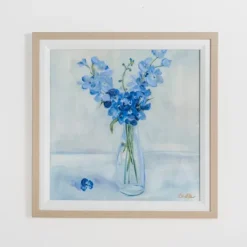 Kirkland's Home April Sweet Pea Framed Art Print- Framed Art