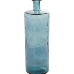 Kirkland's Home Aquamarine Tall Bottle Decorative Vase- Vases
